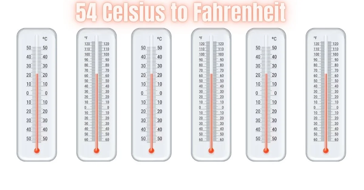 54 celsius to fahrenheit